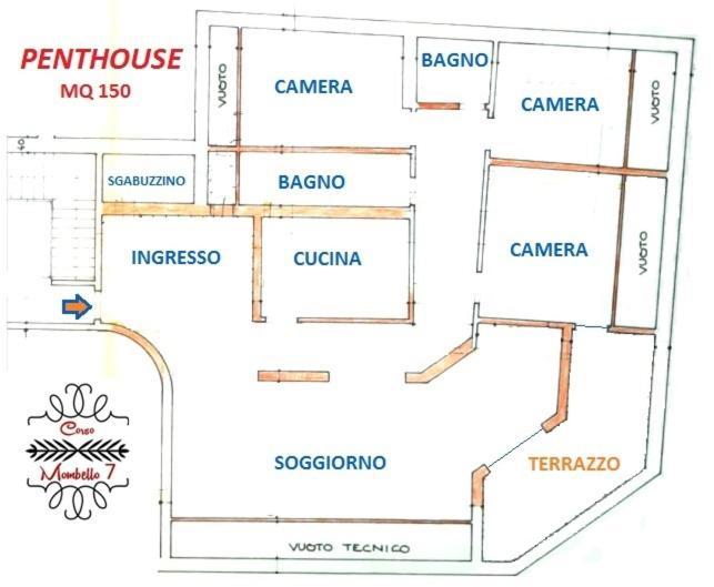 Penthouse Three Bedrooms سانريمو المظهر الخارجي الصورة
